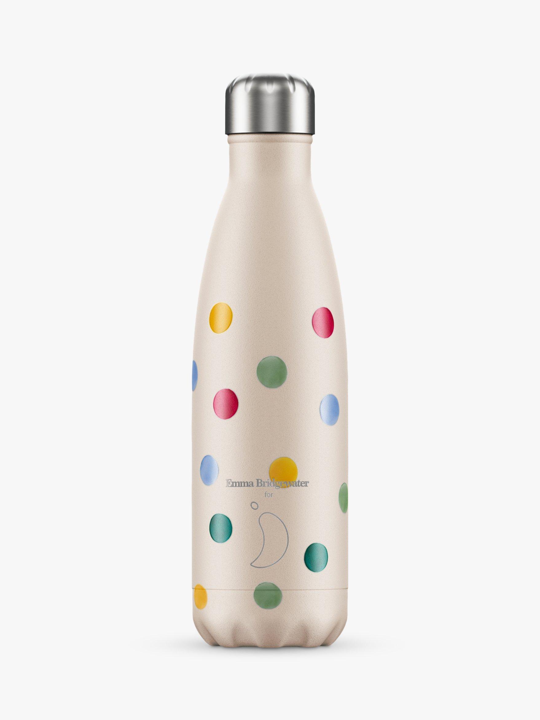 Chilly's Emma Bridgewater Polka Dot Insulated Leak-Proof Drinks Bottle, 500ml, Multi