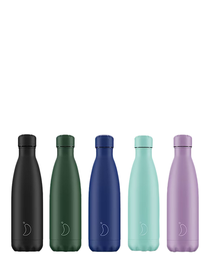 Chilly's Vacuum Insulated Leak-Proof Drinks Bottle, 500ml - view 2, All Black