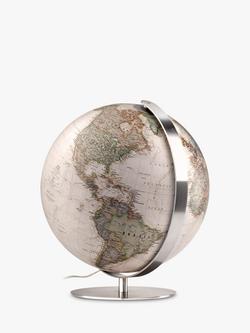 National Geographic Antique Style Earth Illuminated Globe, 37cm, Brown/Multi, Brown/Multi