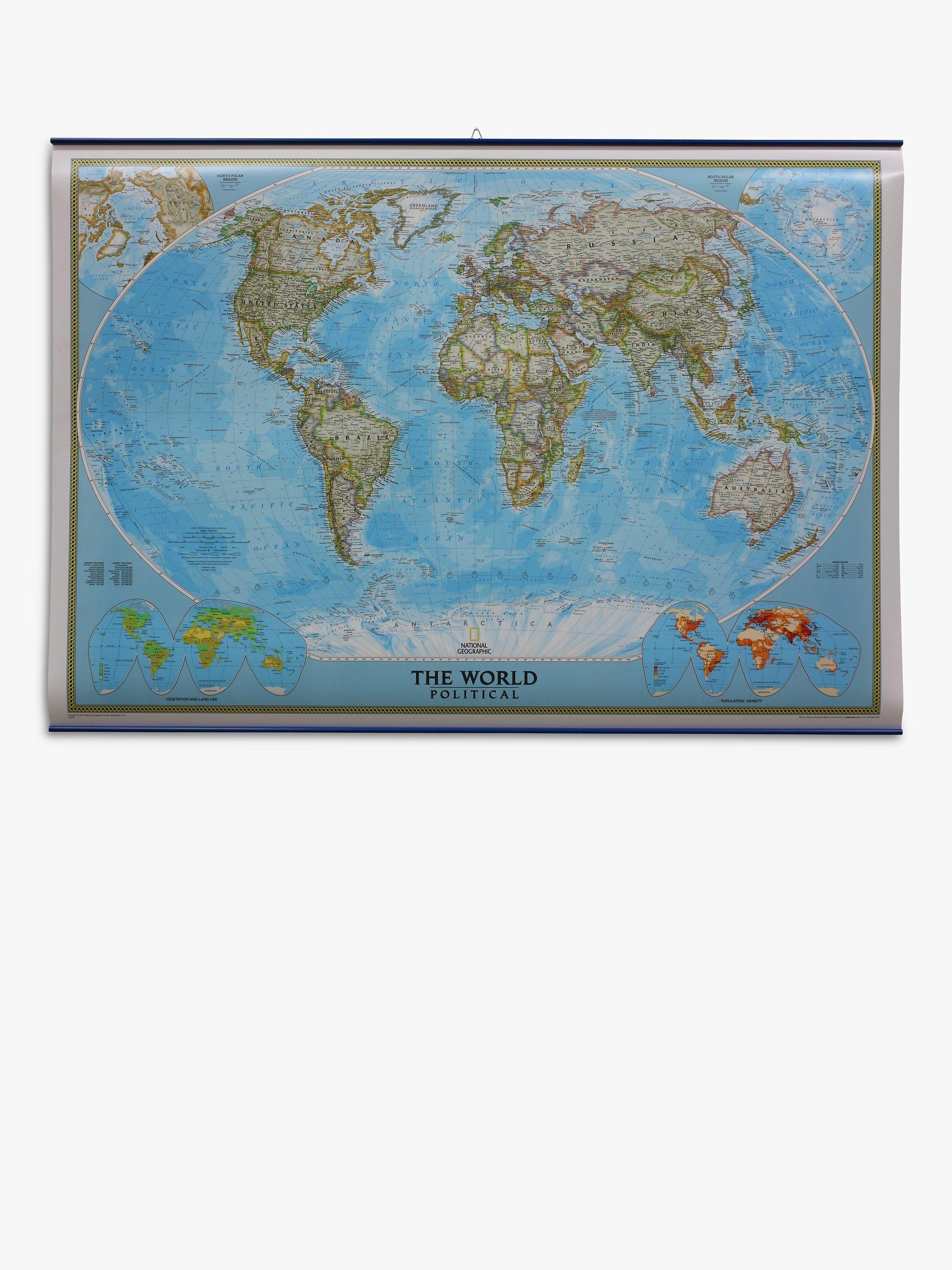 National Geographic Mini Political World Map