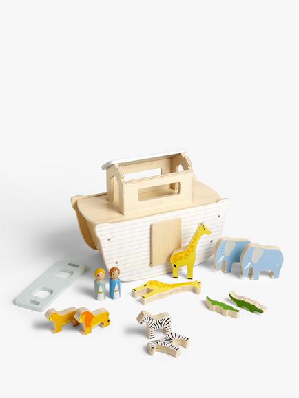 John Lewis My First Noah's Ark Wooden Toy - view 2, Multi