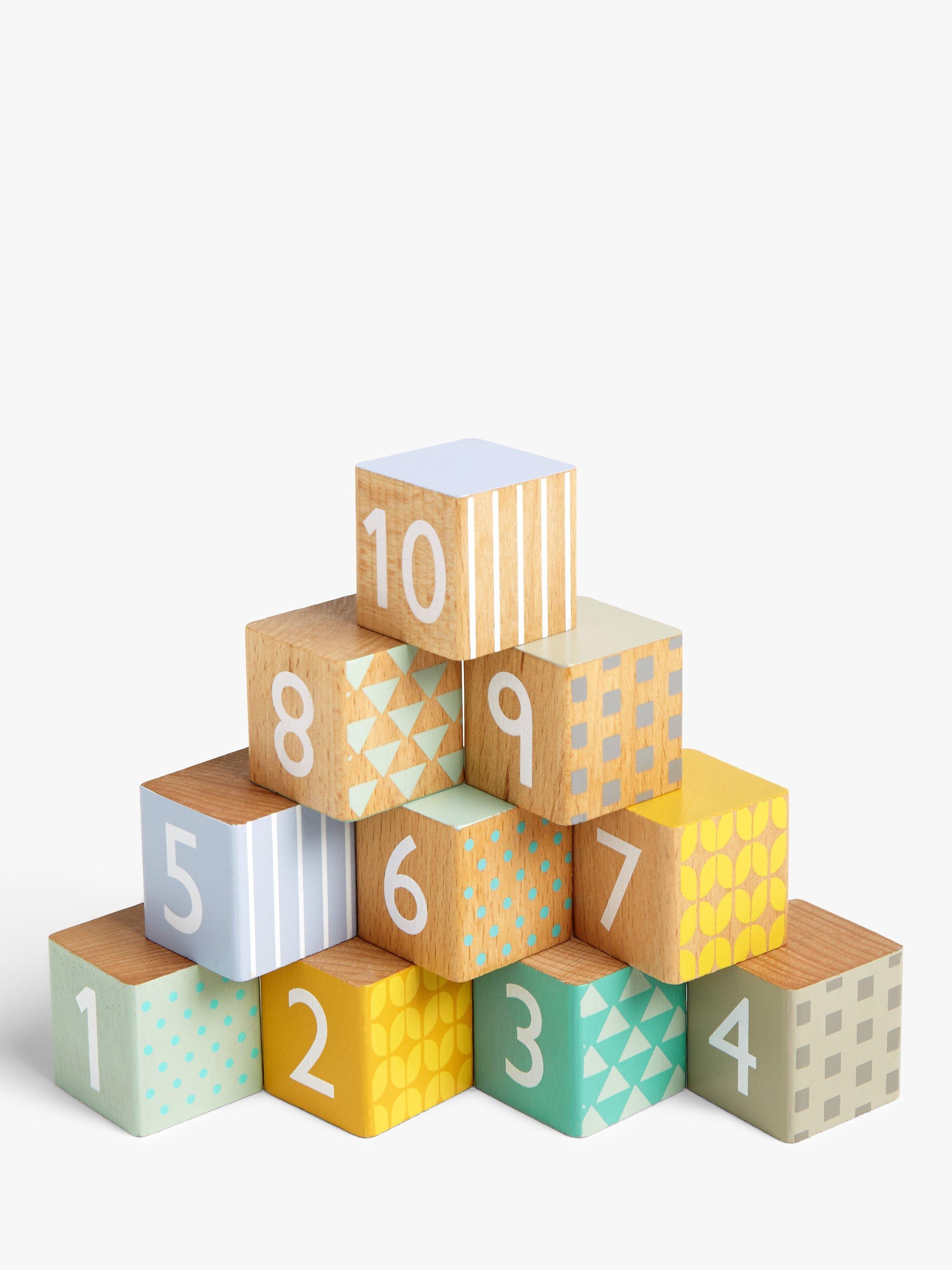 John Lewis My First Wooden Numbers Blocks