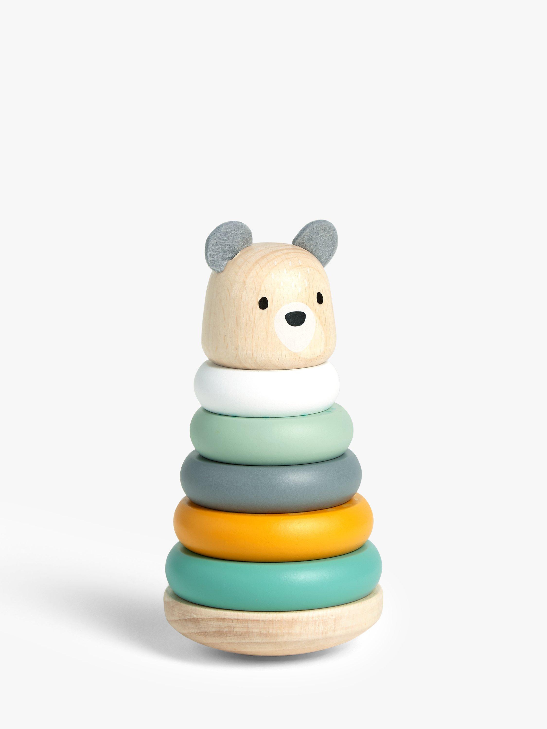 John Lewis My First Wooden Stacking Rings