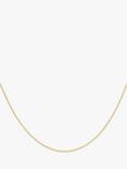 IBB 18ct Gold Belcher Chain Necklace, Gold