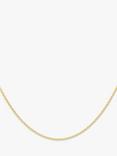 IBB 18ct Gold Trace Chain Necklace, Gold