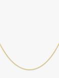 IBB 18ct Gold Trace Chain Necklace, Gold