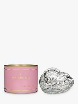 Waterford Crystal Giftology Cut Glass Heart Box, 