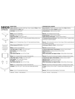 Simplicity Nursery Accessories Sewing Pattern, 8939 - view 2, 