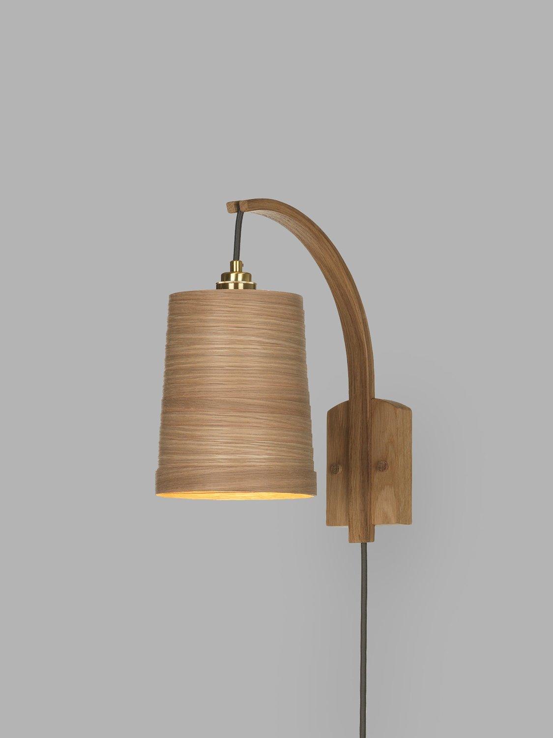 Tom Raffield Stem Wall Light, Oak