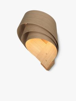 Tom Raffield Cape Layered LED Wall Light, Oak, Oak