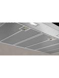 Neff N70 D95BMP5N0B Wall-Mounted Box Chimney Cooker Hood, 90cm, Grey/Stainless Steel