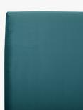 John Lewis Emily Full Depth Upholstered Headboard, Double, Deep Velvet Teal