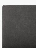 John Lewis Emily Full Depth Upholstered Headboard, Super King Size, Soft Touch Chenille Charcoal