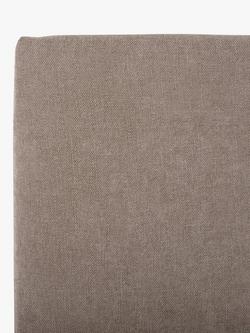 John Lewis Emily Full Depth Upholstered Headboard, King Size - view 2, Soft Touch Chenille Mole