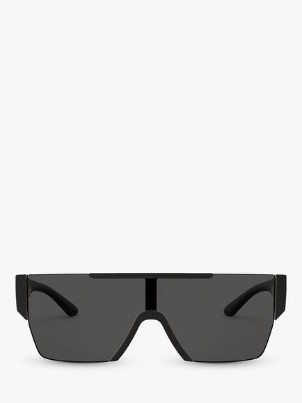 Burberry BE4291 Men's Rectangular Sunglasses - view 2, Black