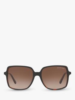Michael Kors MK2098U Women's Isle of Palms Square Sunglasses, Tortoise/Brown Gradient - view 2, Tortoise/Brown Gradient