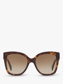 Gucci GG0459S Women's Square Sunglasses - view 2, Tortoise Brown