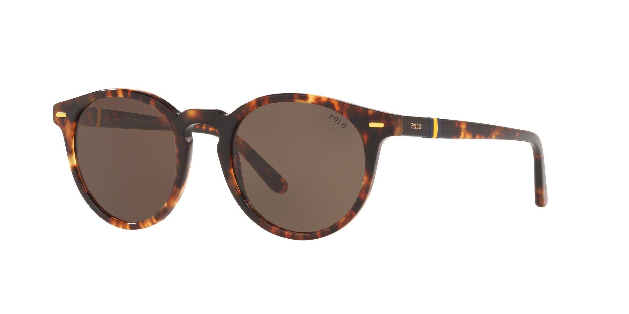 Polo Ralph Lauren PH4151 Men's Phantos Sunglasses, Tortoiseshell/Brown