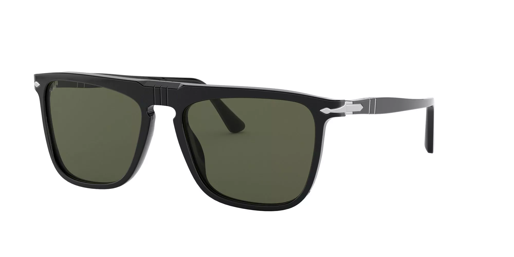 Persol PO3225S Unisex Polarised Rectangular Sunglasses