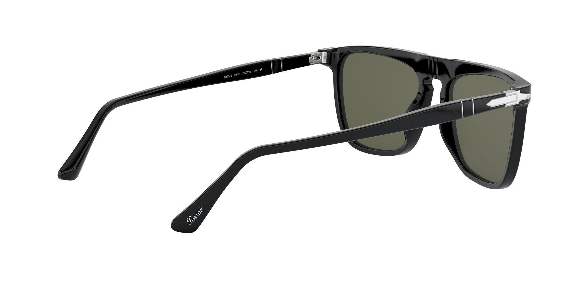 Persol PO3225S Unisex Polarised Rectangular Sunglasses