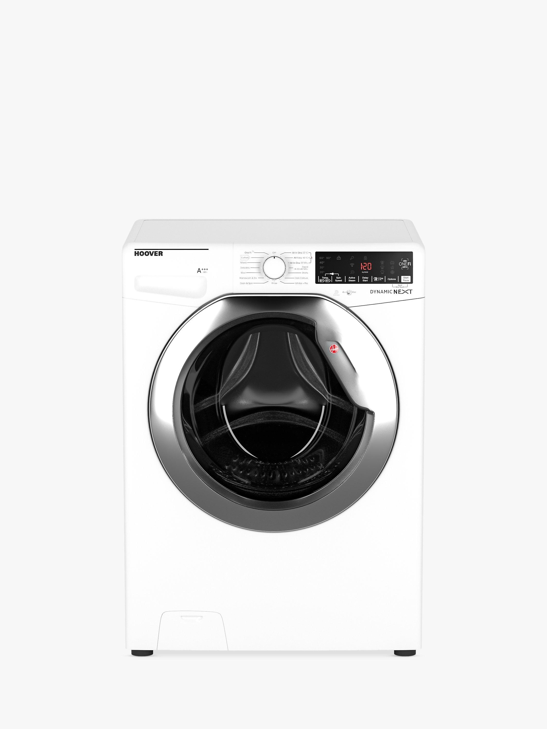 Hoover DWOA411AHC8 Dynamic Next Freestanding Washing Machine, 11kg Load, A+++ Energy Rating, 1400rpm Spin, White