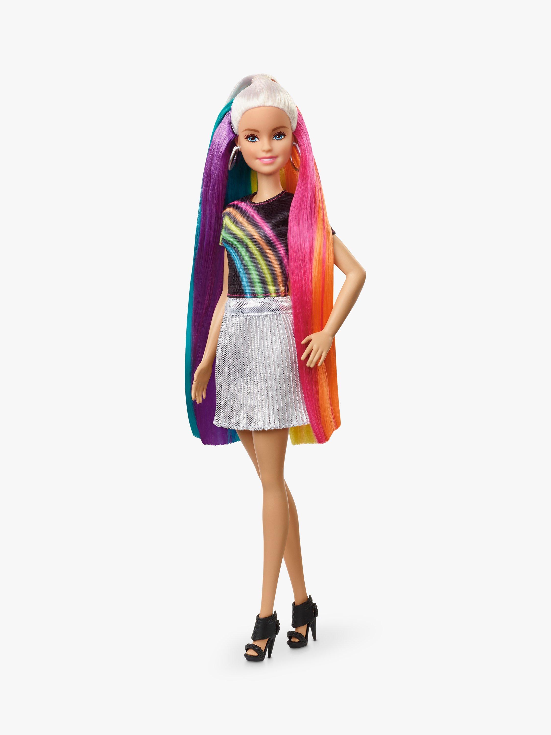 Barbie Rainbow Sparkle Hair Doll