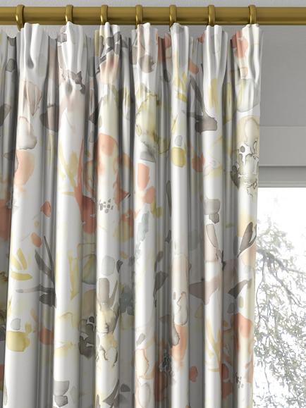 John Lewis Mirren Made to Measure Curtains or Roman Blind, Blush - view 2, Blush