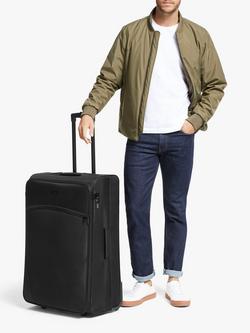 John Lewis ANYDAY Cannes 73cm 2-Wheel Large Suitcase, Black - view 2, Black