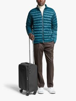 John Lewis Vienna 4-Wheel 55cm Lightweight Cabin Case - view 2, Black