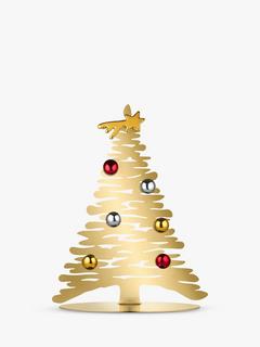 Alessi Bark Christmas Tree Ornament, Gold