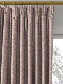 John Lewis Hidcote Weave Made to Measure Curtains or Roman Blind, Rosa - view 2, Rosa