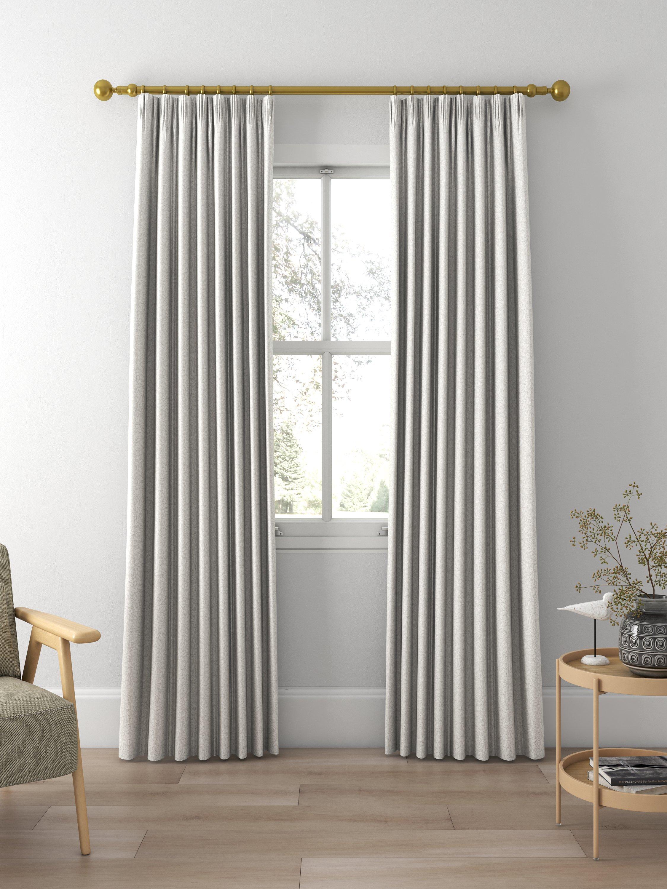 John Lewis Hidcote Weave Made to Measure Curtains or Roman Blind, Dove