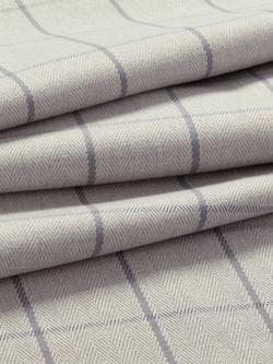 John Lewis Classic Check Furnishing Fabric - view 2, Storm