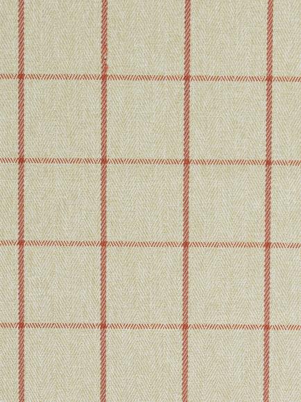 John Lewis Classic Check Furnishing Fabric, Auburn