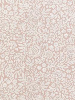 John Lewis Hidcote Oilcloth Tablecloth Fabric - view 2, Pink