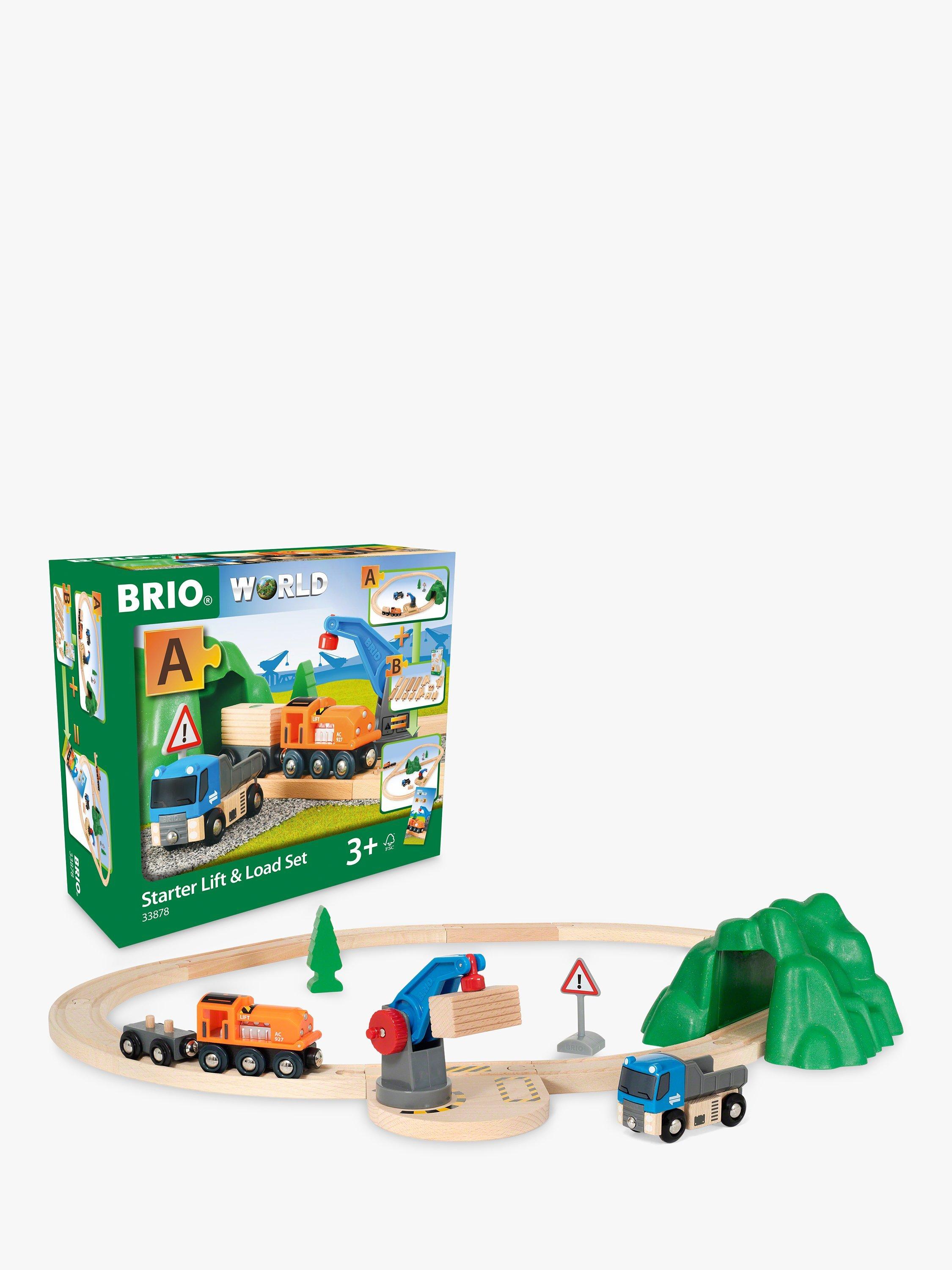 BRIO World 33878 Lift & Load Starter Set, FSC-Certified (Beech)