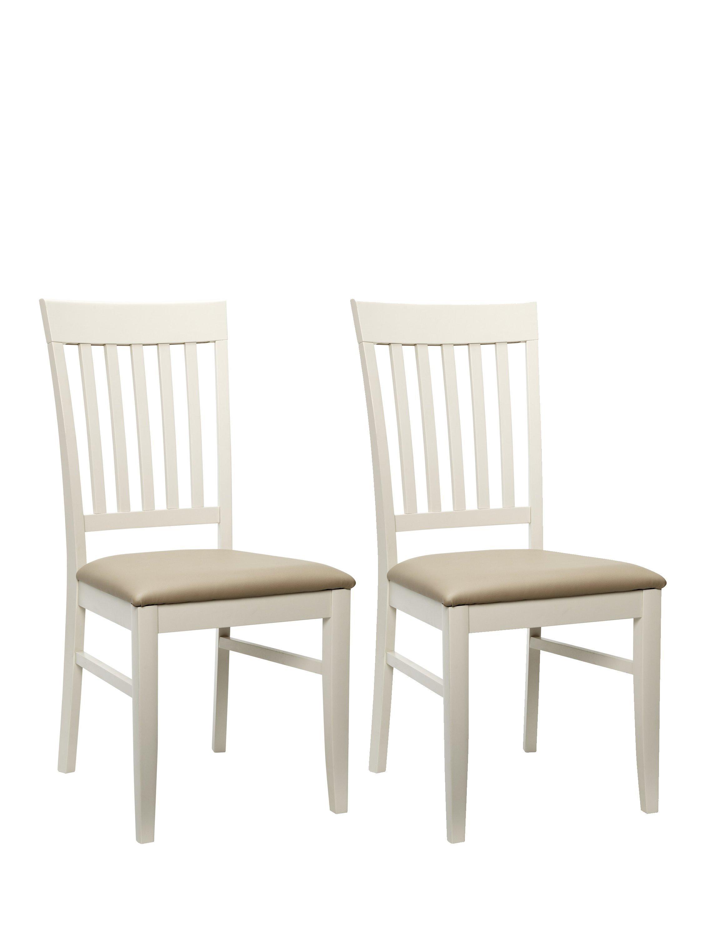 John Lewis & Partners Alba Dining Chairs, Set of 2, Soft Grey