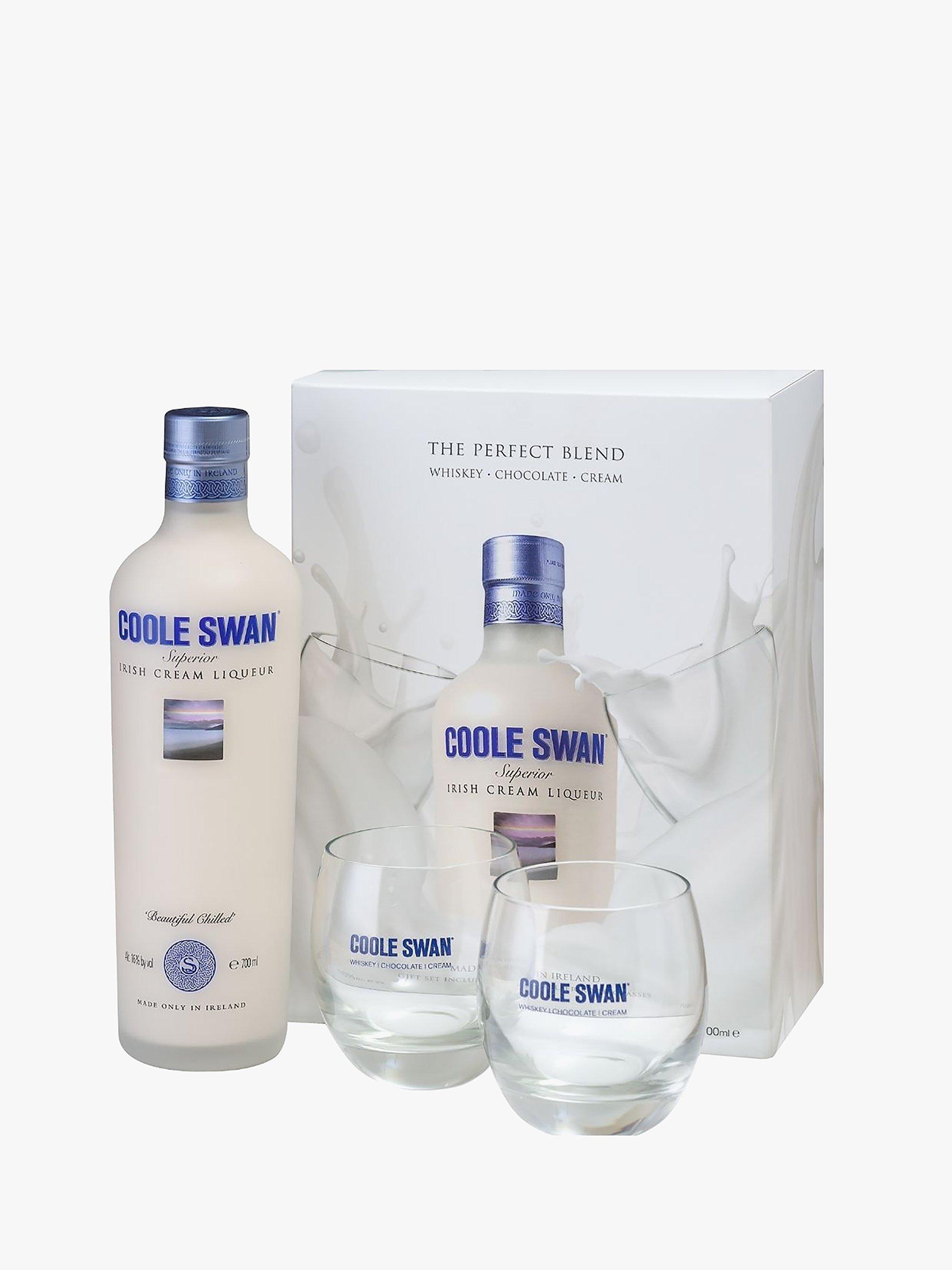Coole Swan Superior Irish Cream Liqueur with 2x Glasses