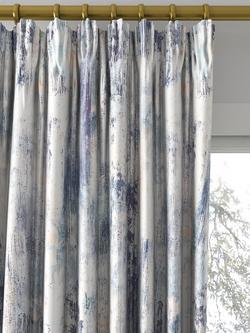John Lewis Fresco Made to Measure Curtains or Roman Blind, Teal - view 2, Teal