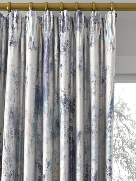 John Lewis Fresco Made to Measure Curtains or Roman Blind, Teal - view 2, Teal