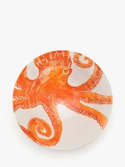 BlissHome Creatures Octopus Salad Bowl, 30cm, Orange - view 2, Orange