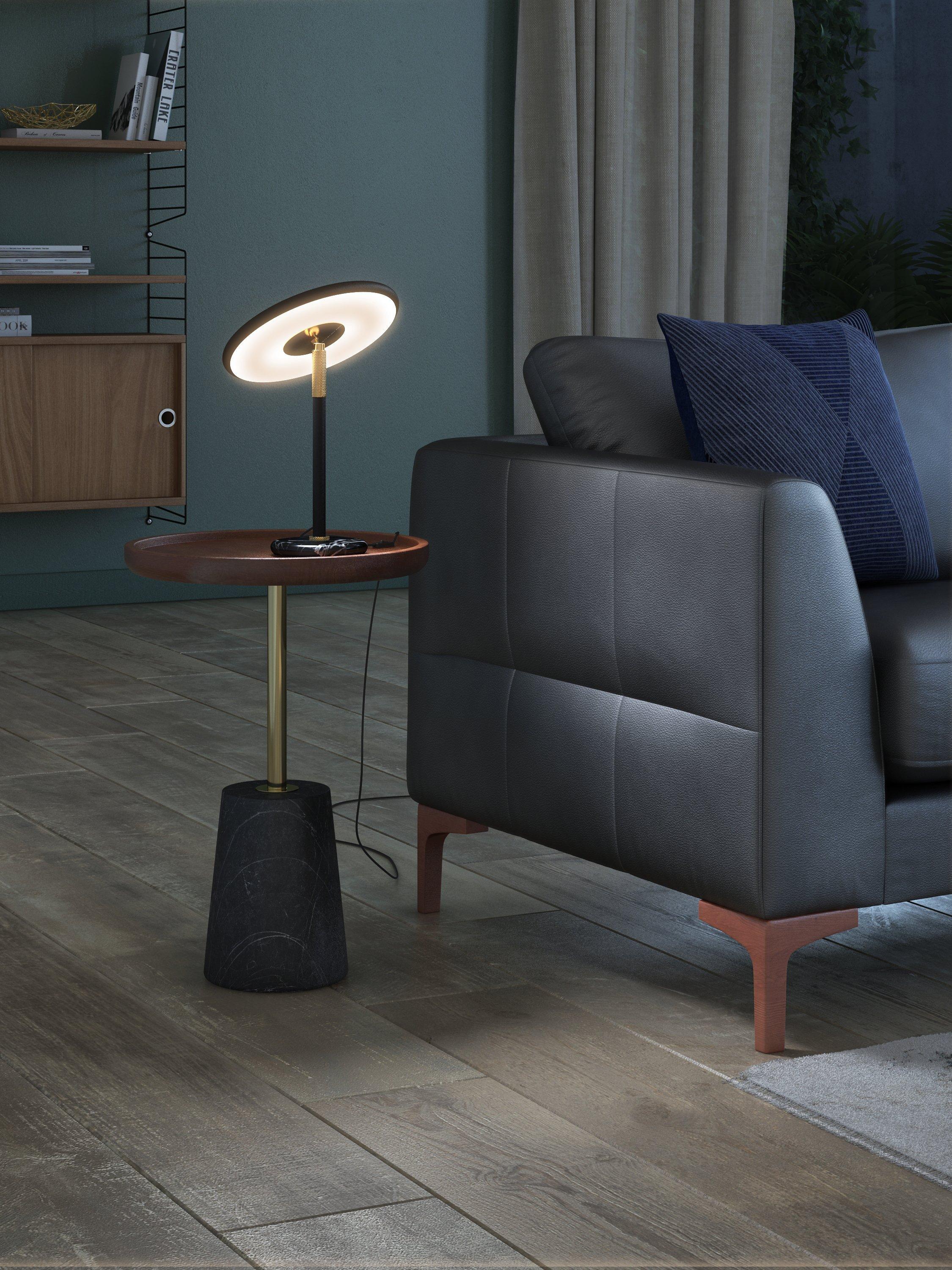 John Lewis Partners Tilt LED Marble Table Lamp