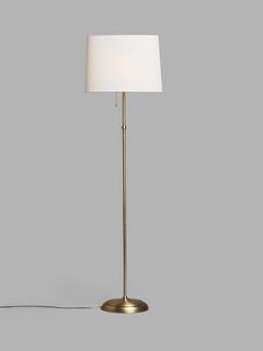 John Lewis Isabel Oval Shade Floor Lamp, Antique Brass