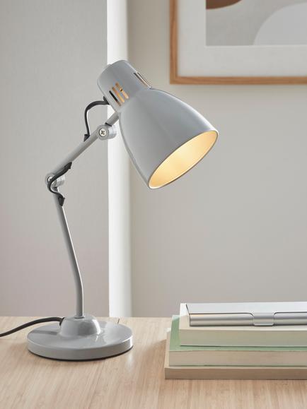 John Lewis Tony Desk Lamp, Grey