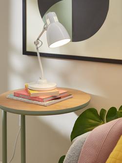 John Lewis Tony Desk Lamp - view 2, White