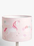 John Lewis Magical Unicorn Lampshade, Pink