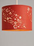 John Lewis Outer Space Lampshade, Orange