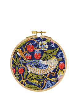 DMC William Morris Strawberry Thief Cross Stitch Kit - view 2, 