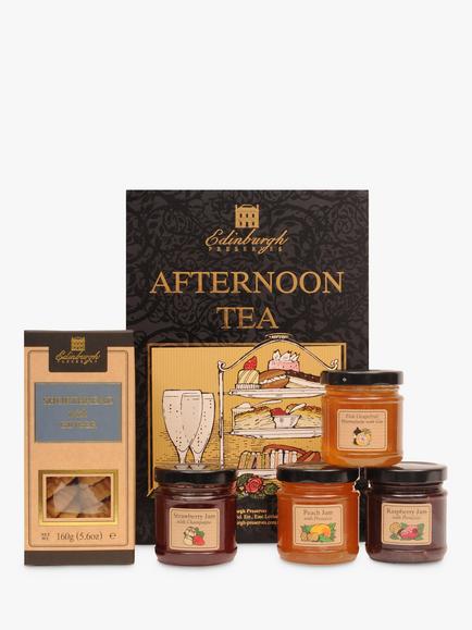 Edinburgh Preserves Afternoon Tea Jam Fizz & Shortbread Gift Set, 612g, 