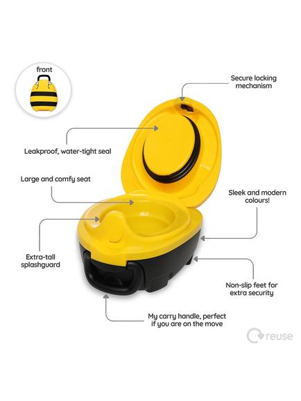 My Carry Potty Travel Potty, Bee - view 2, Bee